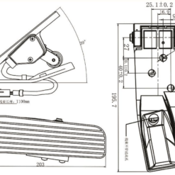 Foot Pedal Type Throttle - GJ1142 - Image 2