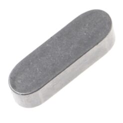 ENGIRO MOTOR 28MM SHAFT KEY - METRIC 8MM X 7MM X 36MM LONG DIN 6885 TYPE A (ROUND ENDS)